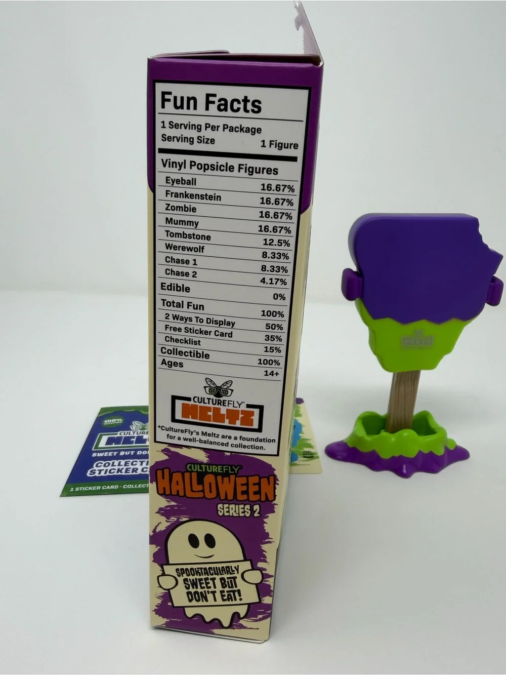 CultureFly Meltz Halloween Series 2 Frankenstein Franky Mystery Vinyl Figure